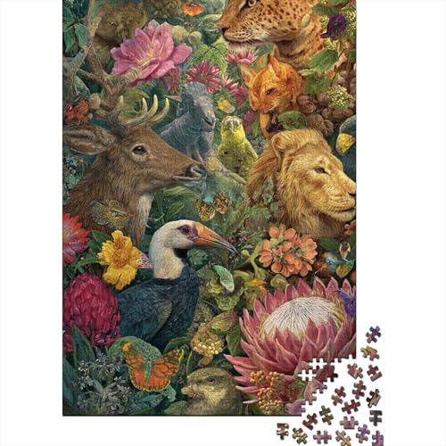 Tiere, Tierwelt, Familienspaß, Lernspiele, geeignet für Kinder und Erwachsene, hoher Schwierigkeitsgrad, 1000 Teile (75 x 50 cm) von CKMSMCS