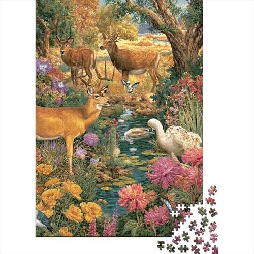Tiere, Tierwelt, Familienspaß, Lernspiele, geeignet für Kinder und Erwachsene, hoher Schwierigkeitsgrad, 500 Teile (52 x 38 cm) von CKMSMCS