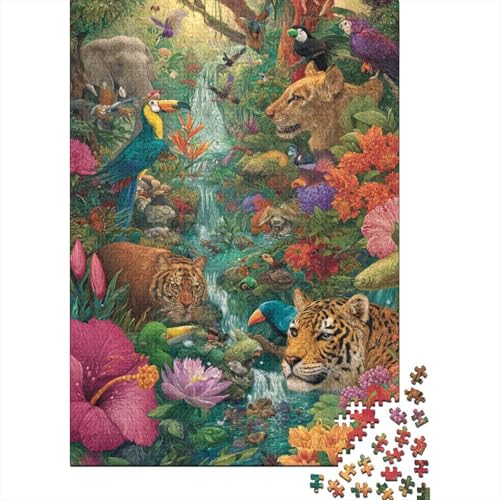 Tiere, Tierwelt, Familienspaß, Lernspiele, geeignet für Kinder und Erwachsene, hoher Schwierigkeitsgrad, 500 Teile (52 x 38 cm) von CKMSMCS