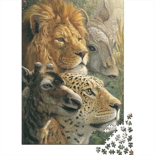 Tiere, Tierwelt, Lernspiel, Herausforderung, Spielzeug, Geschenke, Puzzles für Erwachsene und Kinder ab 14 Jahren, 1000 Teile (75 x 50 cm) von CKMSMCS