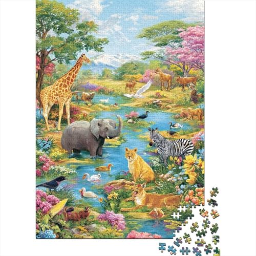 Tiere, Tierwelt, Lernspiel, Herausforderung, Spielzeug, Geschenke, Puzzles für Erwachsene und Kinder ab 14 Jahren, 300 Teile (40 x 28 cm) von CKMSMCS