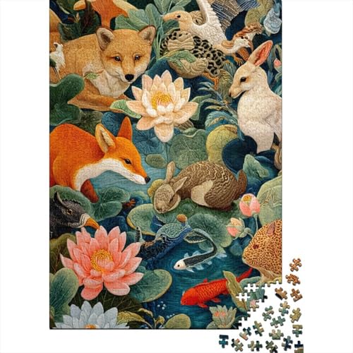 Tiere, Tierwelt, Lernspiel, Herausforderung, Spielzeug, Geschenke, Puzzles für Erwachsene und Kinder ab 14 Jahren, 300 Teile (40 x 28 cm) von CKMSMCS