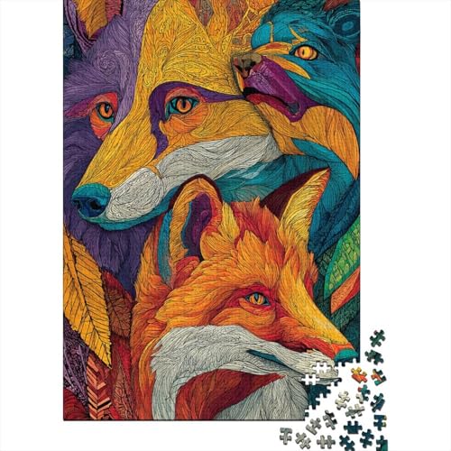 Tiere, Tierwelt, Lernspiel, Spaß, extrem schwierig zu vervollständigen, geeignet für Familienunterhaltung, 1000 Teile (75 x 50 cm) von CKMSMCS