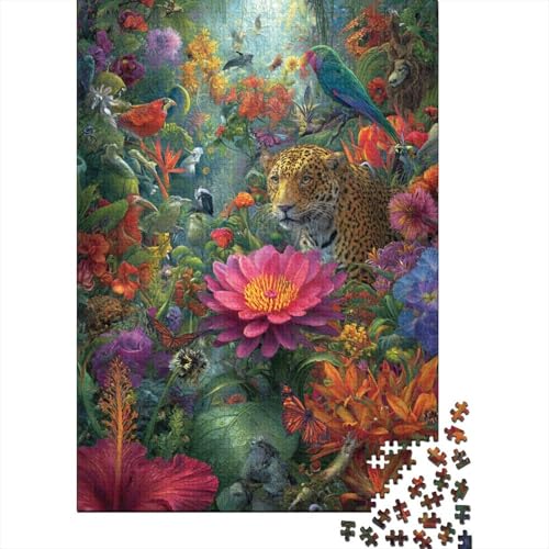 Tiere, Tierwelt, Lernspiel, Spaß, extrem schwierig zu vervollständigen, geeignet für Familienunterhaltung, 1000 Teile (75 x 50 cm) von CKMSMCS