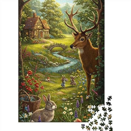 Tiere, Tierwelt, Lernspiel, Spaß, extrem schwierig zu vervollständigen, geeignet für Familienunterhaltung, 500 Teile (52 x 38 cm) von CKMSMCS