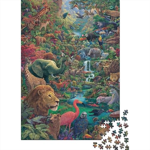 Tiere, Tierwelt, Lernspiele, anspruchsvolle Puzzlespiele, Geschenkideen für Frauen und Männer, 300 Teile (40 x 28 cm) von CKMSMCS