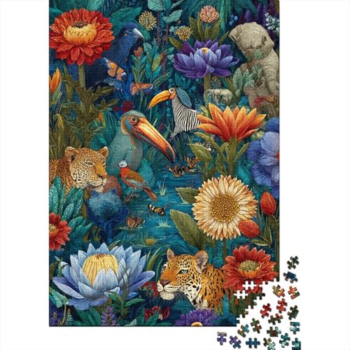 Tiere, Tierwelt, Lernspiele, anspruchsvolle Puzzlespiele, Geschenkideen für Frauen und Männer, 300 Teile (40 x 28 cm) von CKMSMCS