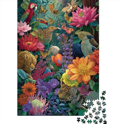 Tiere, Tierwelt, Lernspiele, geeignet für Kinder ab 14 Jahren, Familienunterhaltung, Herausforderungen mit hohem Schwierigkeitsgrad, 500 Teile (52 x 38 cm) von CKMSMCS