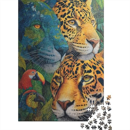 Tiere, Tierwelt, anspruchsvolle Spiele für Familien, geeignet für die Heimdekoration, sehr schwierig, 500 Stück (52 x 38 cm) von CKMSMCS