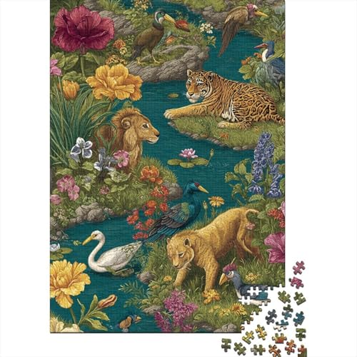 Tiere, Tierwelt, anspruchsvolle Spiele für Familien, geeignet für die Heimdekoration, sehr schwierig, 500 Stück (52 x 38 cm) von CKMSMCS