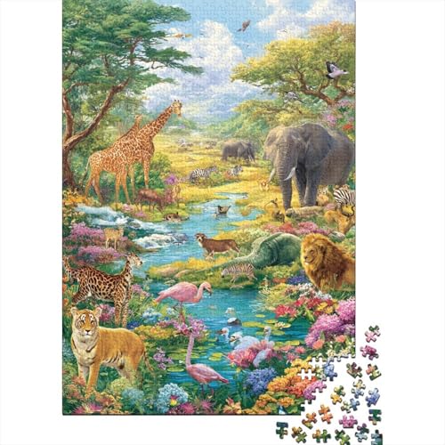 Tiere, Tierwelt, anspruchsvolles Lernspiel, geeignet für Kinder und Erwachsene, EIN tolles Geschenk, 1000 Teile (75 x 50 cm) von CKMSMCS