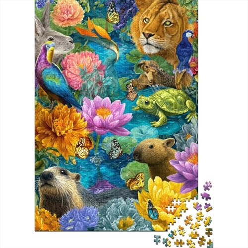 Tiere, Tierwelt, anspruchsvolles Lernspiel, geeignet für Kinder und Erwachsene, EIN tolles Geschenk, 1000 Teile (75 x 50 cm) von CKMSMCS