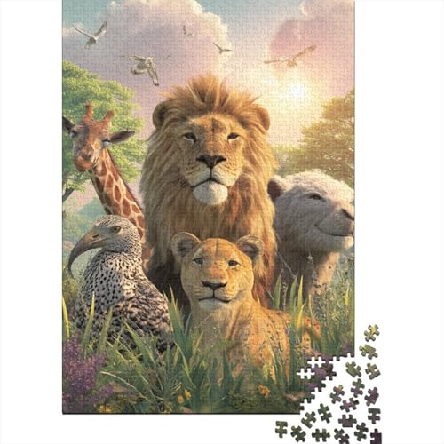 Tiere, Tierwelt, anspruchsvolles Lernspiel, geeignet für Kinder und Erwachsene, EIN tolles Geschenk, 1000 Teile (75 x 50 cm) von CKMSMCS