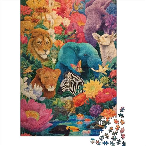 Tiere, Tierwelt, anspruchsvolles Lernspiel, geeignet für Kinder und Erwachsene, EIN tolles Geschenk, 300 Teile (40 x 28 cm) von CKMSMCS