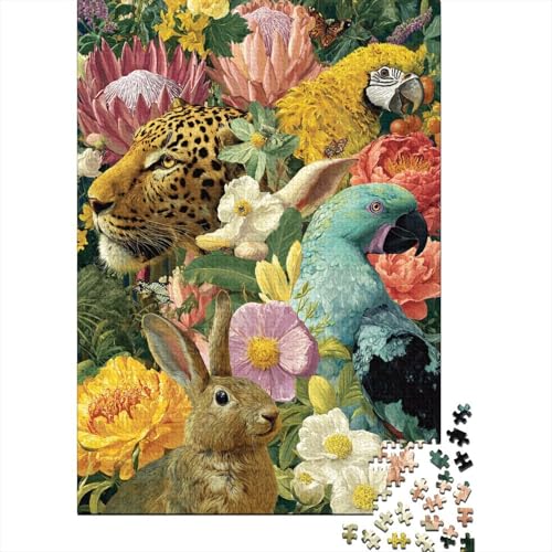 Tiere, Tierwelt, einzigartiges und luxuriöses Design, geeignet als Geschenk, Familienspiel und Heimdekoration, 1000 Stück (75 x 50 cm) von CKMSMCS
