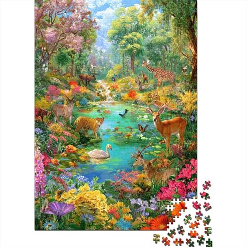 Tiere, Tierwelt, geeignet für Erwachsene und Kinder, kreatives Spiel, extrem schwierig, herausfordernd zu vervollständigen, 300 Teile (40 x 28 cm) von CKMSMCS