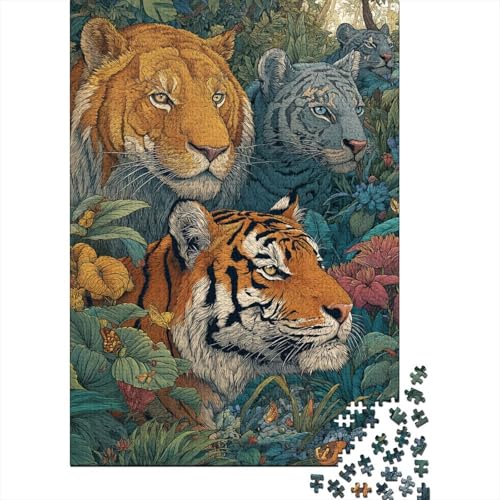 Tiere, Tierwelt, geeignet für Erwachsene und Kinder, kreatives Spiel, extrem schwierig, herausfordernd zu vervollständigen, 300 Teile (40 x 28 cm) von CKMSMCS