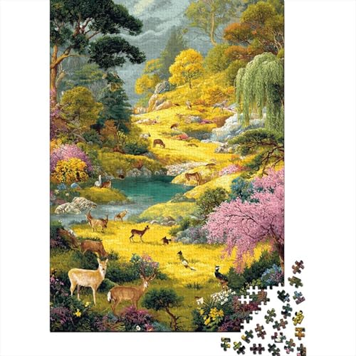 Tiere, Tierwelt, geeignet für Familienspiele, geeignet als Geburtstagsgeschenk mit hohem Schwierigkeitsgrad und Herausforderung, 1000 Stück (75 x 50 cm) von CKMSMCS
