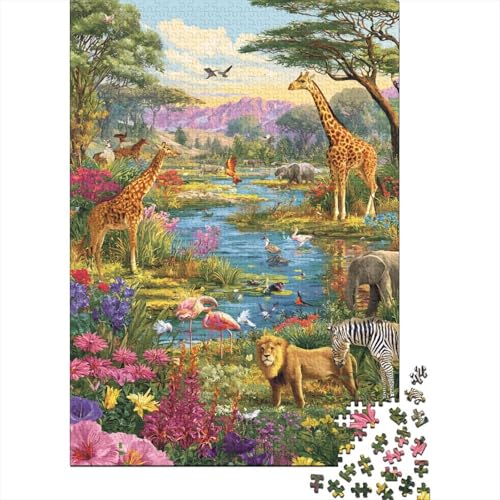 Tiere, Tierwelt, geeignet für Familienspiele und Geburtstagsgeschenke, geeignet für Heimdekoration, einzigartige Form, 300 Stück (40 x 28 cm) von CKMSMCS