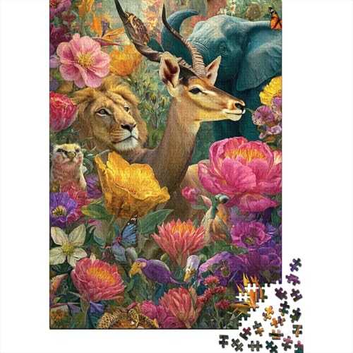 Tiere, Tierwelt, geeignet für Familienunterhaltung, geeignet als Geschenk, sehr anspruchsvoll, interessant, 500 Stück (52 x 38 cm) von CKMSMCS
