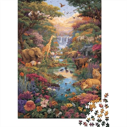 Tiere, Tierwelt, geeignet für Familienunterhaltung, geeignet als Geschenk, sehr anspruchsvoll, interessant, 500 Stück (52 x 38 cm) von CKMSMCS