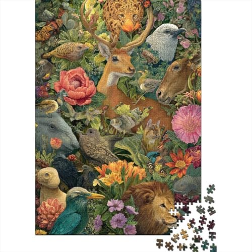 Tiere, Tierwelt, geeignet für Familienunterhaltung, süß und lustig, hoher Schwierigkeitsgrad, 1000 Stück (75 x 50 cm) von CKMSMCS