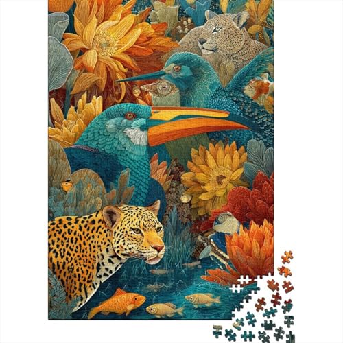 Tiere, Tierwelt, geeignet für Familienunterhaltung, süß und lustig, hoher Schwierigkeitsgrad, 300 Stück (40 x 28 cm) von CKMSMCS