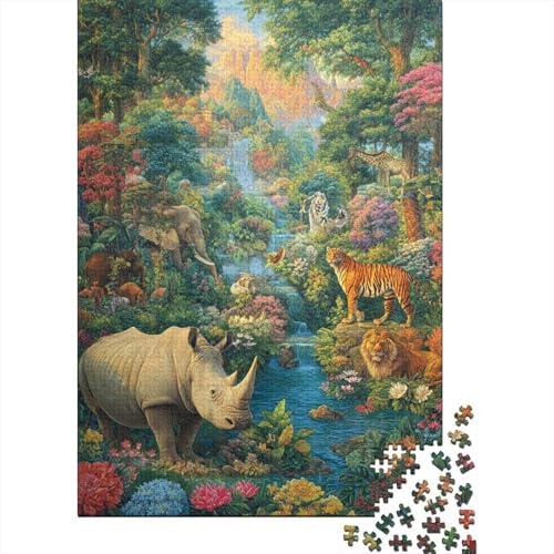 Tiere, Tierwelt, geeignet für Familienunterhaltung, süß und lustig, hoher Schwierigkeitsgrad, 300 Stück (40 x 28 cm) von CKMSMCS