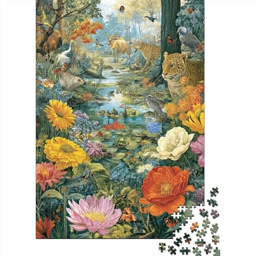 Tiere, Tierwelt, geeignet für Familienunterhaltung und lehrreiche Puzzlespiele, cool und unterhaltsam, super schwierig, 1000 Teile (75 x 50 cm) von CKMSMCS