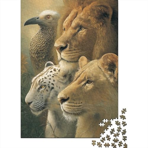 Tiere, Tierwelt, geeignet für Familienunterhaltung und lehrreiche Puzzlespiele, cool und unterhaltsam, super schwierig, 300 Teile (40 x 28 cm) von CKMSMCS