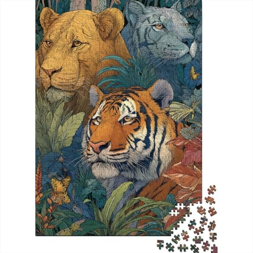 Tiere, Tierwelt, geeignet für Familienunterhaltung und lehrreiche Puzzlespiele, cool und unterhaltsam, super schwierig, 300 Teile (40 x 28 cm) von CKMSMCS
