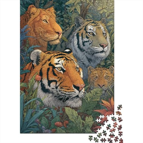 Tiere, Tierwelt, kreative Spiele, die herausfordernd und unterhaltsam sind, geeignet für Familienunterhaltung und Bildung, 300 Stück (40 x 28 cm) von CKMSMCS