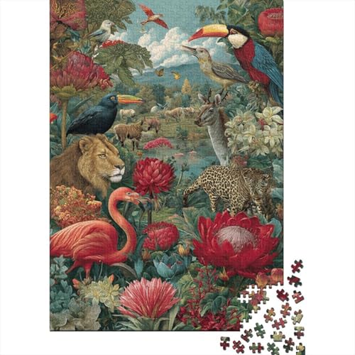 Tiere, Tierwelt, kreative Spiele, die herausfordernd und unterhaltsam sind, geeignet für Familienunterhaltung und Bildung, 500 Stück (52 x 38 cm) von CKMSMCS