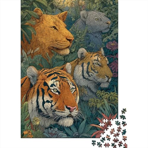 Tiere, Tierwelt, lustige Geschenke und Aktivitäten für Erwachsene, toll für Familienspaß, extrem schwierig, 1000 Stück (75 x 50 cm) von CKMSMCS