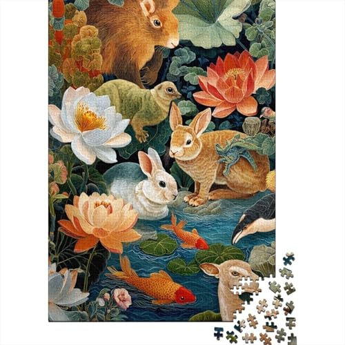 Tiere, Tierwelt, lustiges Lernspiel, Herausforderungsspielzeug für Männer und Frauen, 1000 Stück (75 x 50 cm) von CKMSMCS