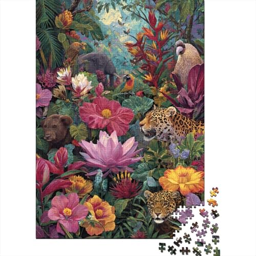 Tiere, Tierwelt, lustiges Lernspiel, Herausforderungsspielzeug für Männer und Frauen, 1000 Stück (75 x 50 cm) von CKMSMCS