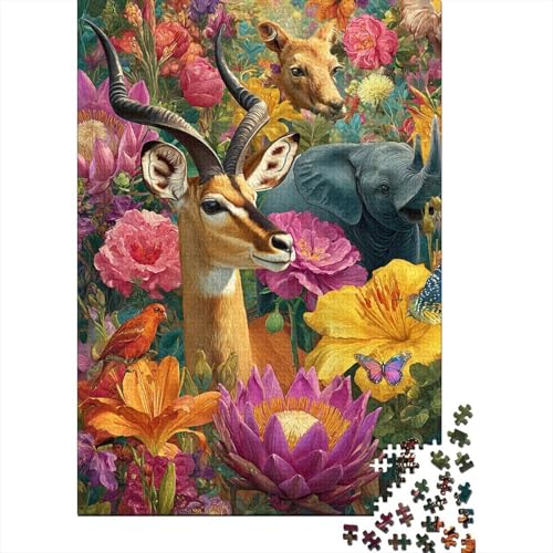 Tiere, Tierwelt, lustiges Lernspiel, Herausforderungsspielzeug für Männer und Frauen, 1000 Stück (75 x 50 cm) von CKMSMCS