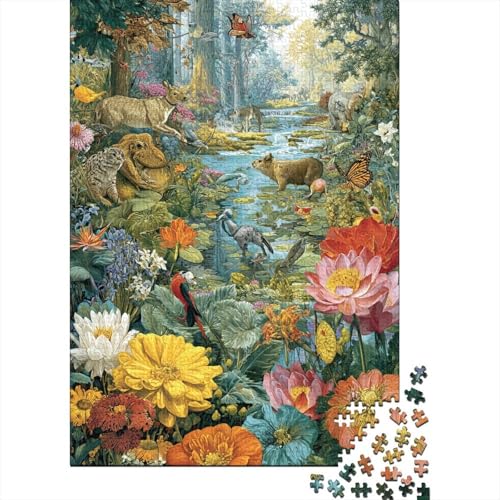 Tiere, Tierwelt, pädagogische Puzzlespiele, geeignet für Kinder und Jugendliche, sehr interessant und schwierig, 1000 Teile (75 x 50 cm) von CKMSMCS