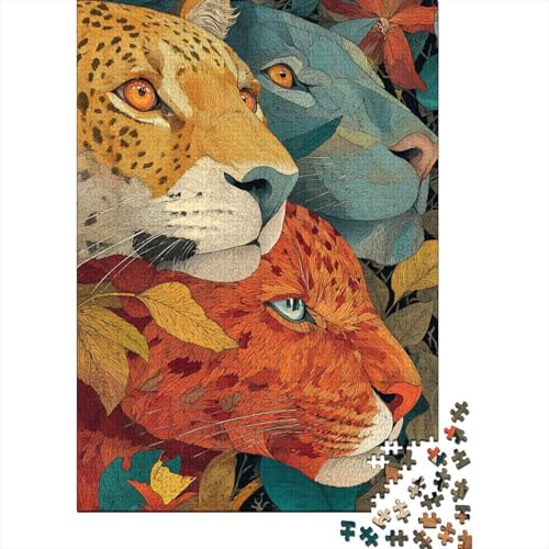 Tiere, Tierwelt, pädagogische Puzzlespiele, geeignet für Kinder und Jugendliche, sehr interessant und schwierig, 500 Teile (52 x 38 cm) von CKMSMCS