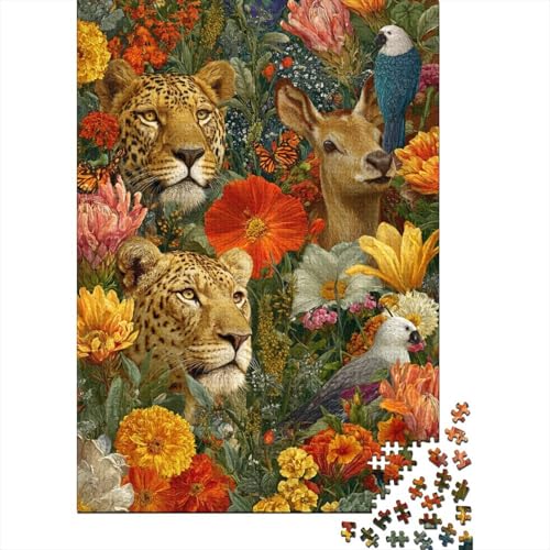 Tiere, Tierwelt, pädagogische Puzzlespiele, geeignet für Kinder und Jugendliche, sehr interessant und schwierig, 500 Teile (52 x 38 cm) von CKMSMCS