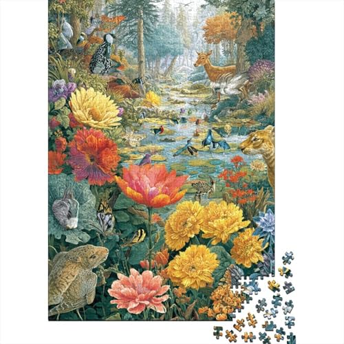 Tiere, Tierwelt, pädagogisches Puzzlespiel, geeignet für Familienunterhaltung, sehr interessant und schwierig, 300 Teile (40 x 28 cm) von CKMSMCS
