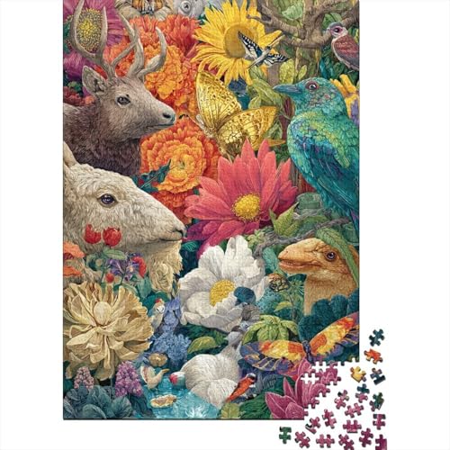Tiere, Tierwelt, pädagogisches Puzzlespiel, geeignet für die Heimdekoration, relativ schwierig, 1000 Teile (75 x 50 cm) von CKMSMCS