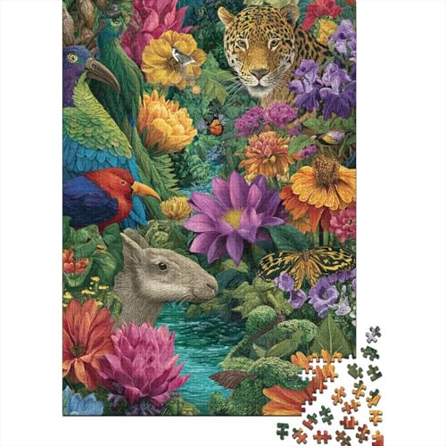 Tiere, Tierwelt, pädagogisches Puzzlespiel für Erwachsene ab 12 Jahren, geeignet für Familienunterhaltung, 1000 Teile (75 x 50 cm) von CKMSMCS