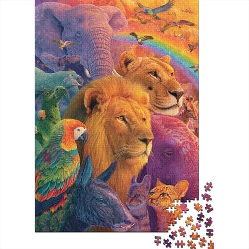 Tiere, Tierwelt, pädagogisches Puzzlespiel für Erwachsene ab 12 Jahren, geeignet für Familienunterhaltung, 300 Teile (40 x 28 cm) von CKMSMCS
