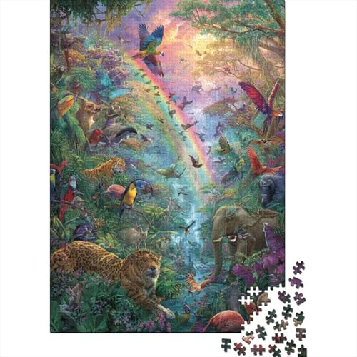 Tiere, Tierwelt, pädagogisches Puzzlespiel für Erwachsene ab 12 Jahren, geeignet für Familienunterhaltung, 500 Teile (52 x 38 cm) von CKMSMCS