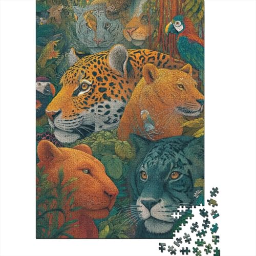 Tiere, Tierwelt, pädagogisches Puzzlespiel für Erwachsene ab 12 Jahren, geeignet für Familienunterhaltung, 500 Teile (52 x 38 cm) von CKMSMCS