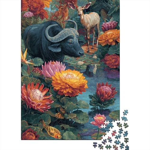 Tiere, Tierwelt, pädagogisches Puzzlespiel für Jugendliche und Erwachsene, cool und unterhaltsam, super herausfordernd, 1000 Teile (75 x 50 cm) von CKMSMCS