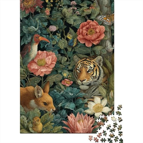 Tiere, Tierwelt, sehr interessantes Lernspiel mit einzigartiger Form und voller Überraschungen, 1000 Teile (75 x 50 cm) von CKMSMCS