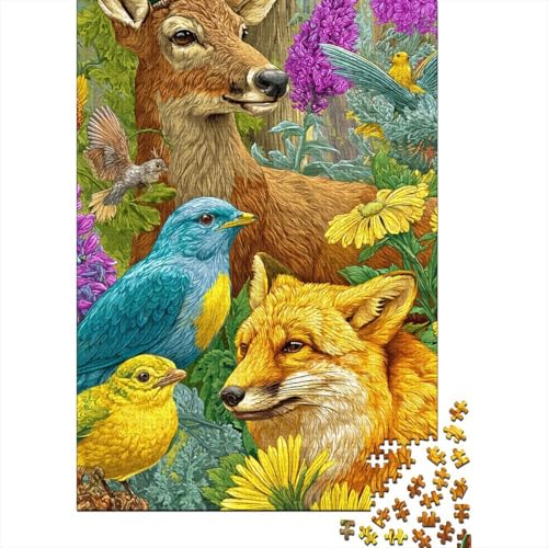 Tiere, Tierwelt, sehr interessantes Lernspiel mit einzigartiger Form und voller Überraschungen, 1000 Teile (75 x 50 cm) von CKMSMCS