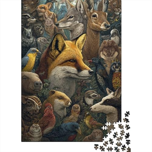 Tiere, Tierwelt, sehr interessantes Puzzlespiel, geeignet für Familienunterhaltung, anspruchsvoll, 1000 Teile (75 x 50 cm) von CKMSMCS